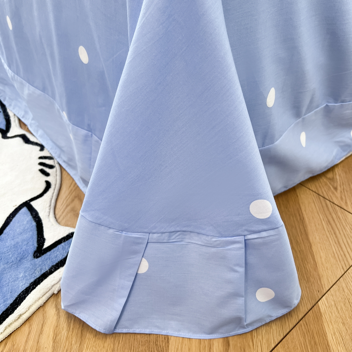 91家纺网 家纺一手货源 找家纺 孩子王 2025新款亲肤活性大版纯棉专版太空人卡通学生儿童宿舍四件套系列 快乐星球