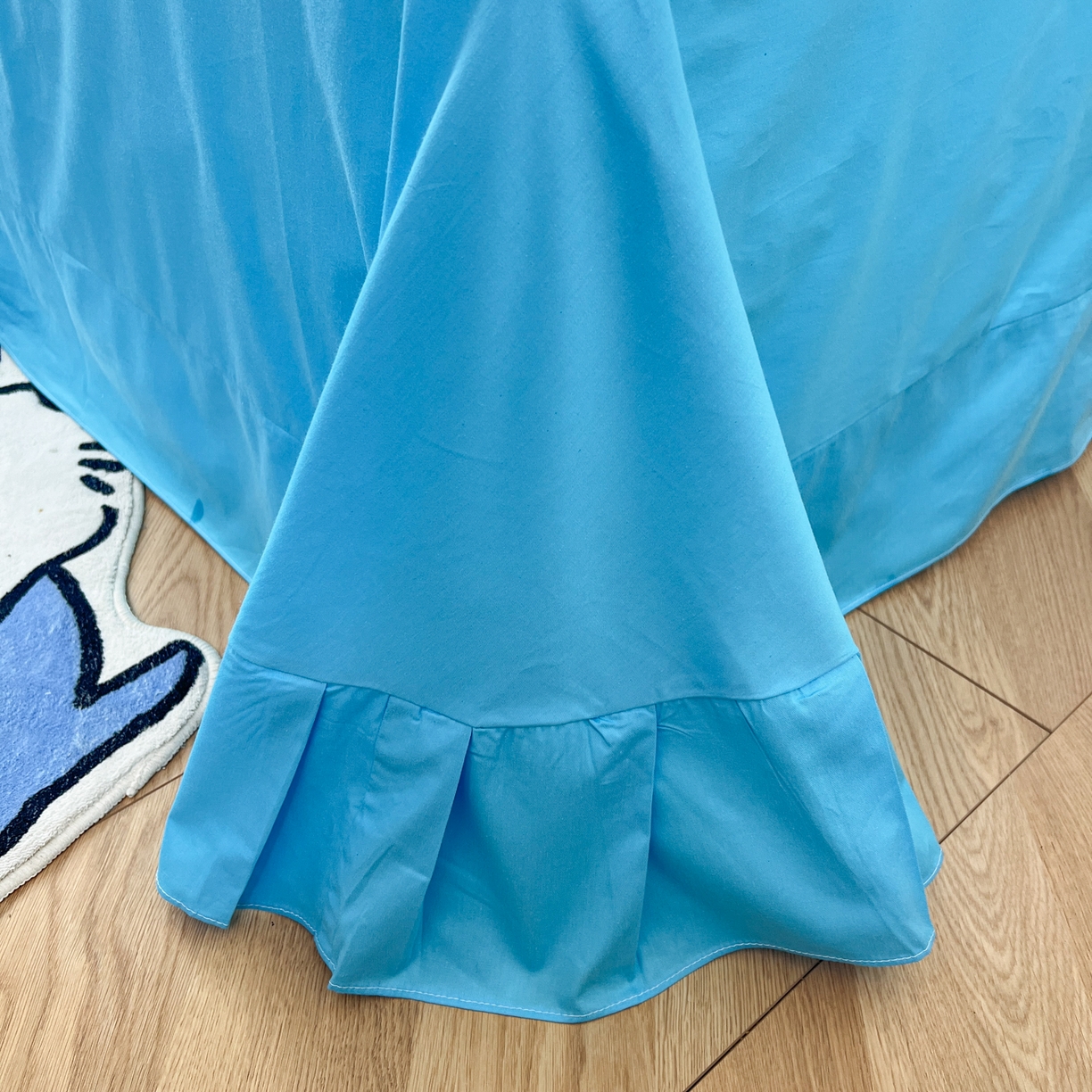 91家纺网 家纺一手货源 找家纺 孩子王 2025新款亲肤活性大版纯棉专版太空人卡通学生儿童宿舍四件套系列 遨游太空