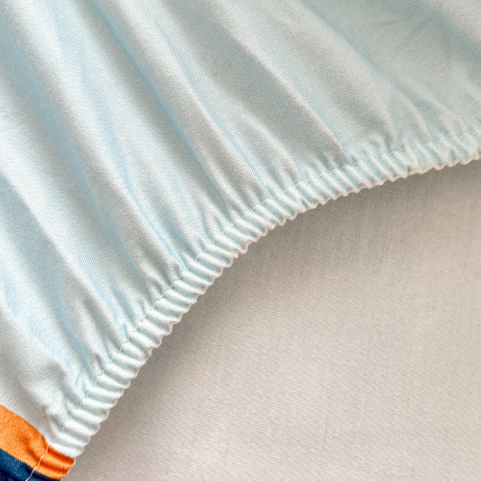 91家纺网 家纺一手货源 找家纺 孩子王家纺 2026新款卡通全棉纯棉专版太空人印花单床笠床笠单件单品床笠 星际征程