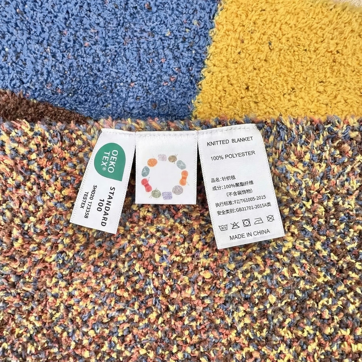 91家纺网 家纺一手货源 找家纺 （总）暖绵绵家纺 2026新款艺术风沙发盖毯卧室装饰毯-图利普（券后/折后零售价不得低于173元）