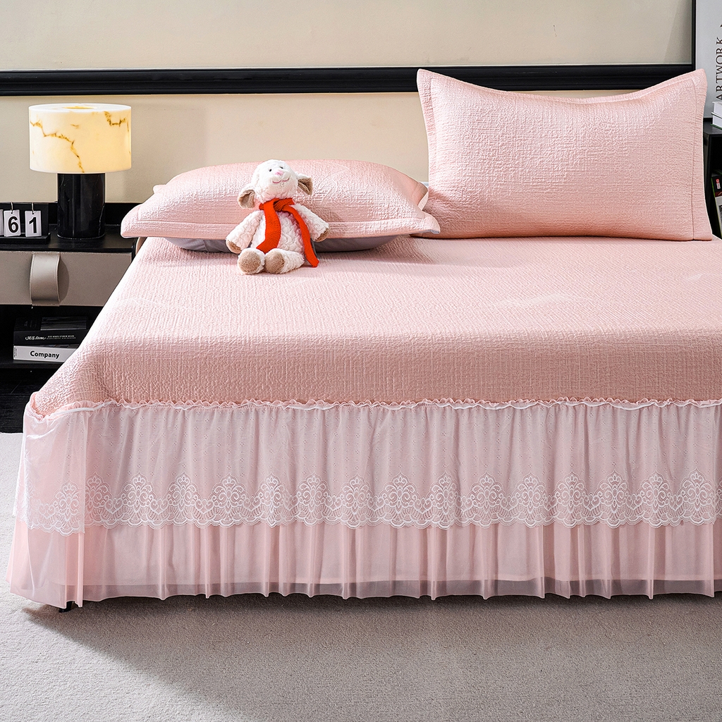 91家纺网 家纺一手货源 找家纺 （总）梵克保罗 2026新款A类凉感豆豆席床单款凉席席子-岚光山色