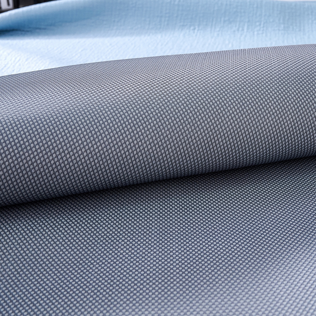 91家纺网 家纺一手货源 找家纺 梵克保罗 2026新款A类凉感豆豆席床单款凉席席子-岚光山色 床单款-岚光山色蓝