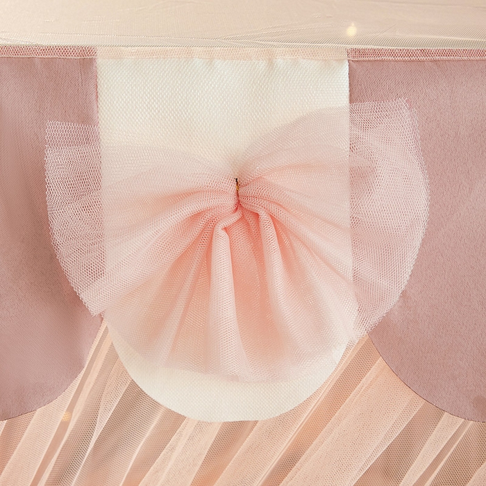 91家纺网 家纺一手货源 找家纺 富莱星蚊帐 2026春夏新款坐床支架落地蚊帐小房子-甜美公主 甜美公主-玉