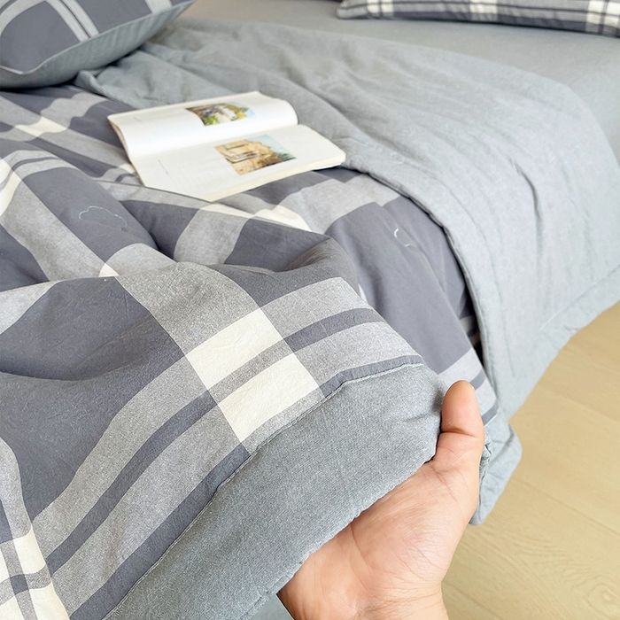 91家纺网 家纺一手货源 找家纺 （总）宝士康家纺 2026新款10A抗菌水洗棉新疆棉花被绗缝款 单夏被/夏被四件套