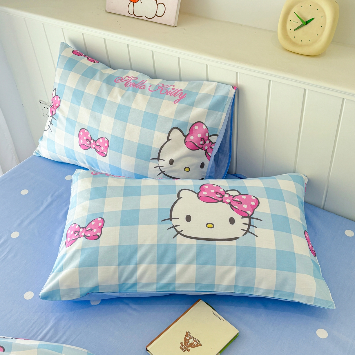 91家纺网 家纺一手货源 找家纺 孩子王家纺 2026新款卡通A类全棉纯棉正版授权小版三丽鸥系列四件套（含防伪码）甜美kt