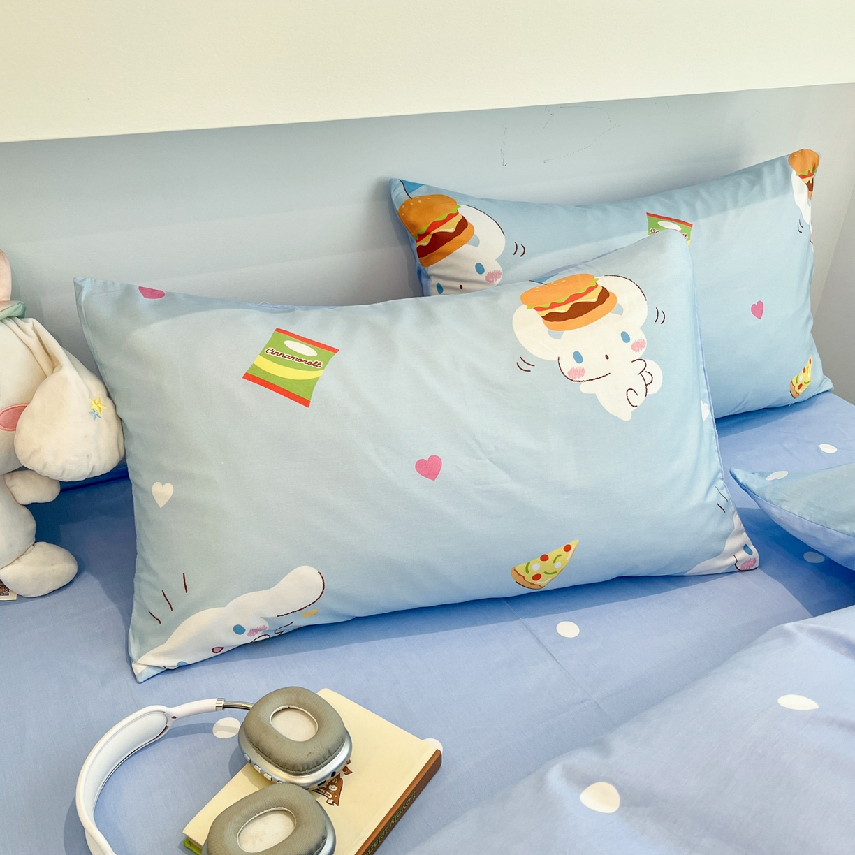 91家纺网 家纺一手货源 找家纺 孩子王家纺 2026新款卡通A类全棉纯棉正版授权小版三丽鸥系列四件套（含防伪码） 汉堡大耳狗