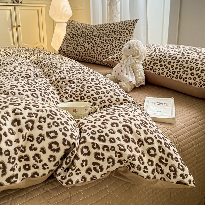 91家纺网 家纺一手货源 找家纺 （总）仟网汇 2026新款针织棉双层纱床盖四件套夏被四件套