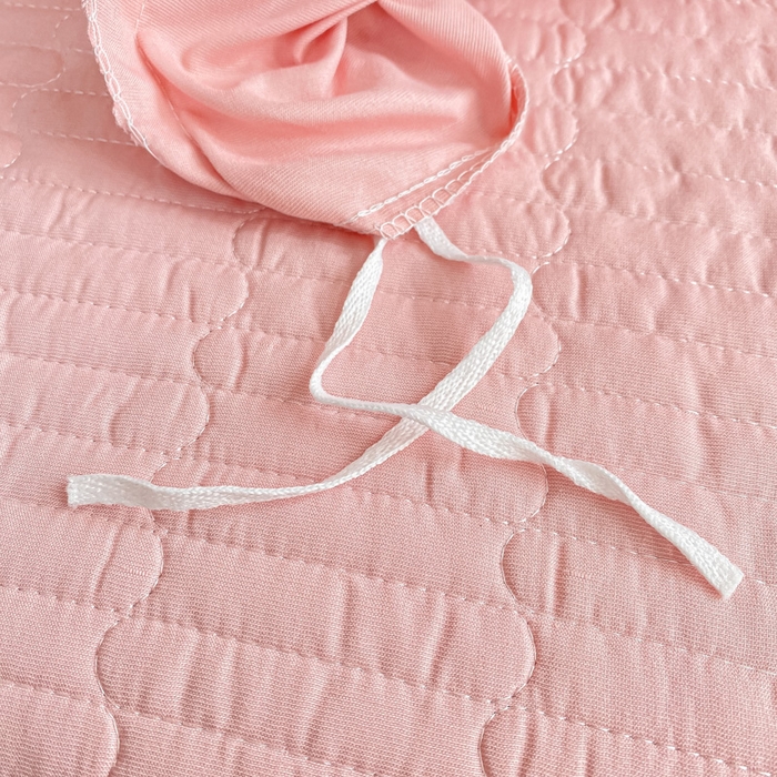 91家纺网 家纺一手货源 找家纺 仟网汇 2026新款针织棉双层纱床盖四件套夏被四件套 萌萌熊