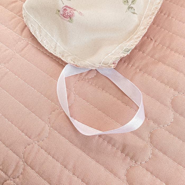 91家纺网 家纺一手货源 找家纺 仟网汇 2026新款针织棉双层纱床盖四件套夏被四件套 莫奈花园