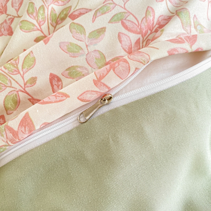 91家纺网 家纺一手货源 找家纺 仟网汇 2026新款针织棉双层纱床盖四件套夏被四件套 清荷