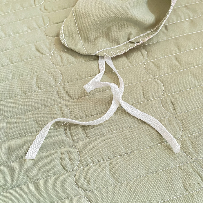 91家纺网 家纺一手货源 找家纺 仟网汇 2026新款针织棉双层纱床盖四件套夏被四件套 清荷