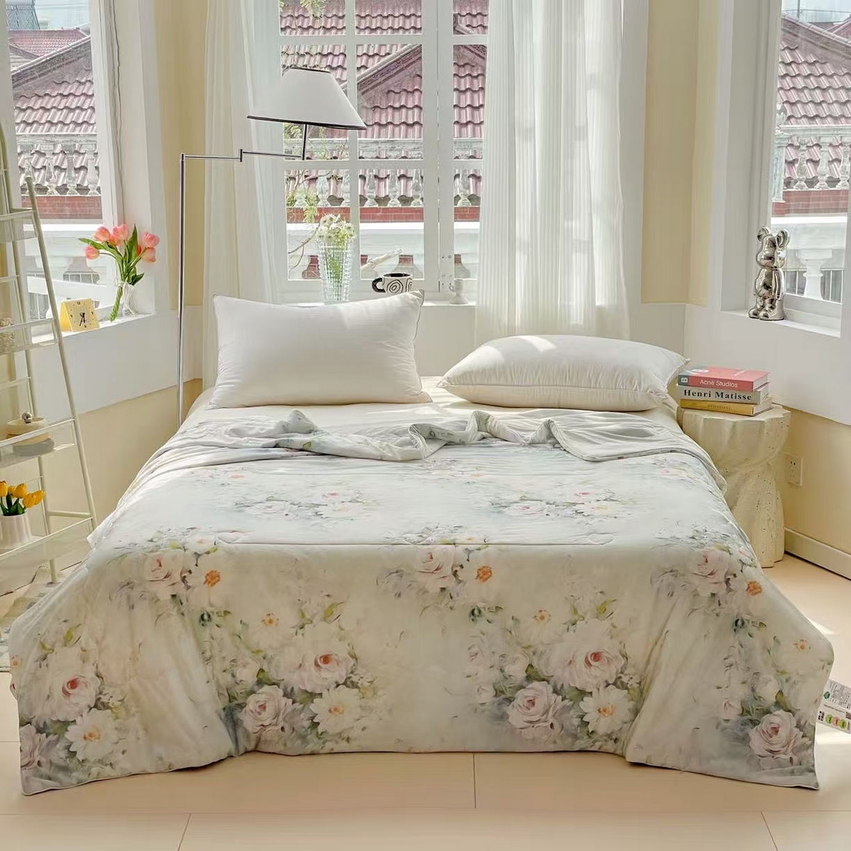 91家纺网 家纺一手货源 找家纺 （总）粉黛 2026新款凉感丝三合一夏被200*230cm