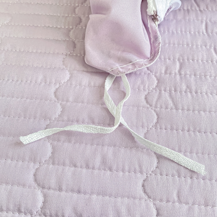 91家纺网 家纺一手货源 找家纺 仟网汇 2026新款针织棉双层纱床盖四件套夏被四件套 紫罗兰