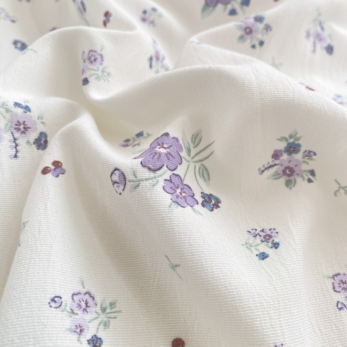 91家纺网 家纺一手货源 找家纺 仟网汇 2026新款针织棉双层纱床盖四件套夏被四件套 紫色香氛