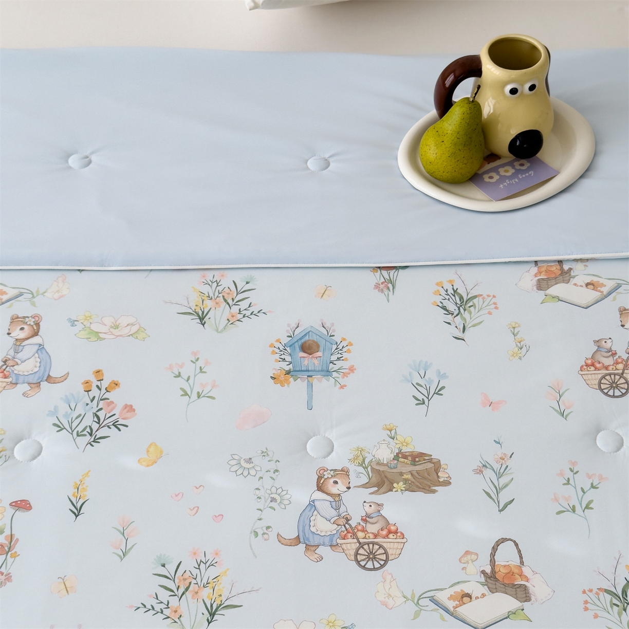 91家纺网 家纺一手货源 找家纺 （总）朵希曼 2026春夏新款卡通锦氨凉感夏被夏凉被空调被