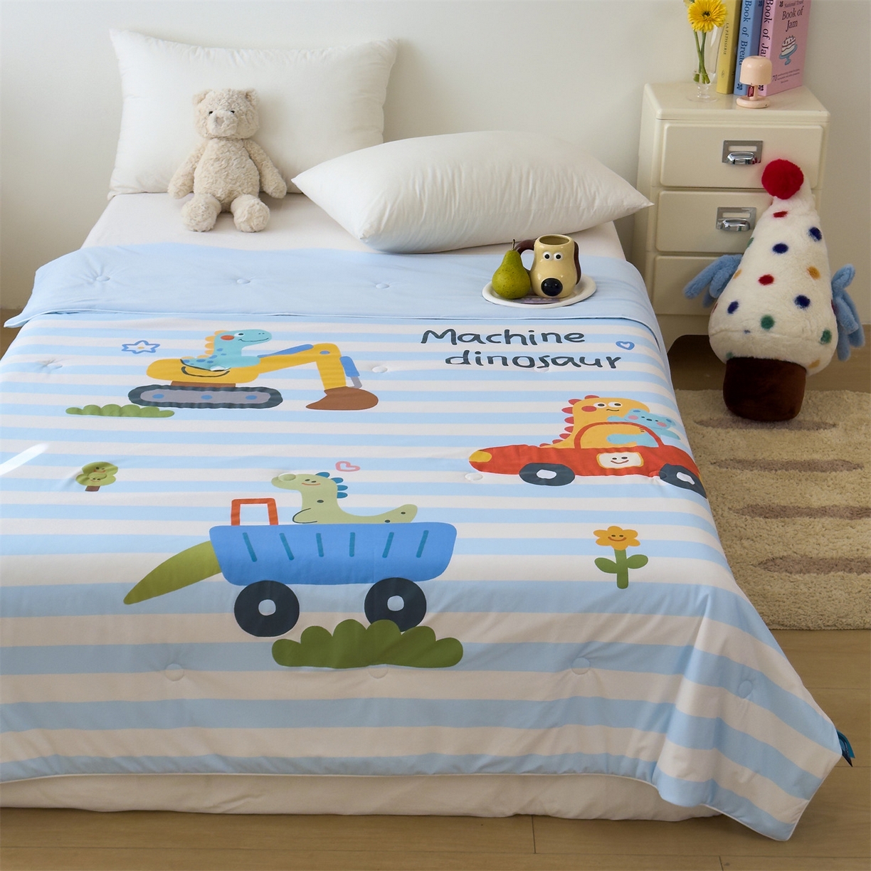 91家纺网 家纺一手货源 找家纺 （总）朵希曼 2026春夏新款卡通锦氨凉感夏被夏凉被空调被