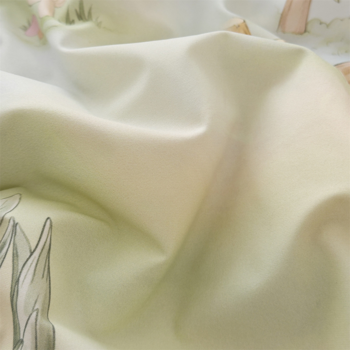 91家纺网 家纺一手货源 找家纺 朵希曼 2026春夏新款卡通锦氨凉感夏被夏凉被空调被 音乐树屋