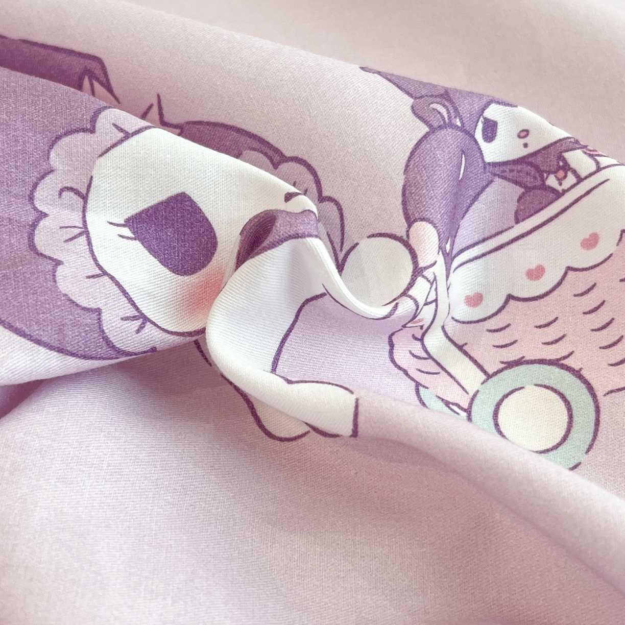 91家纺网 家纺一手货源 找家纺 孩子王家纺 2026新款卡通全棉纯棉正版授权小版三丽鸥系列单床笠床笠单件单品床笠（含防伪码） 甜库伙伴