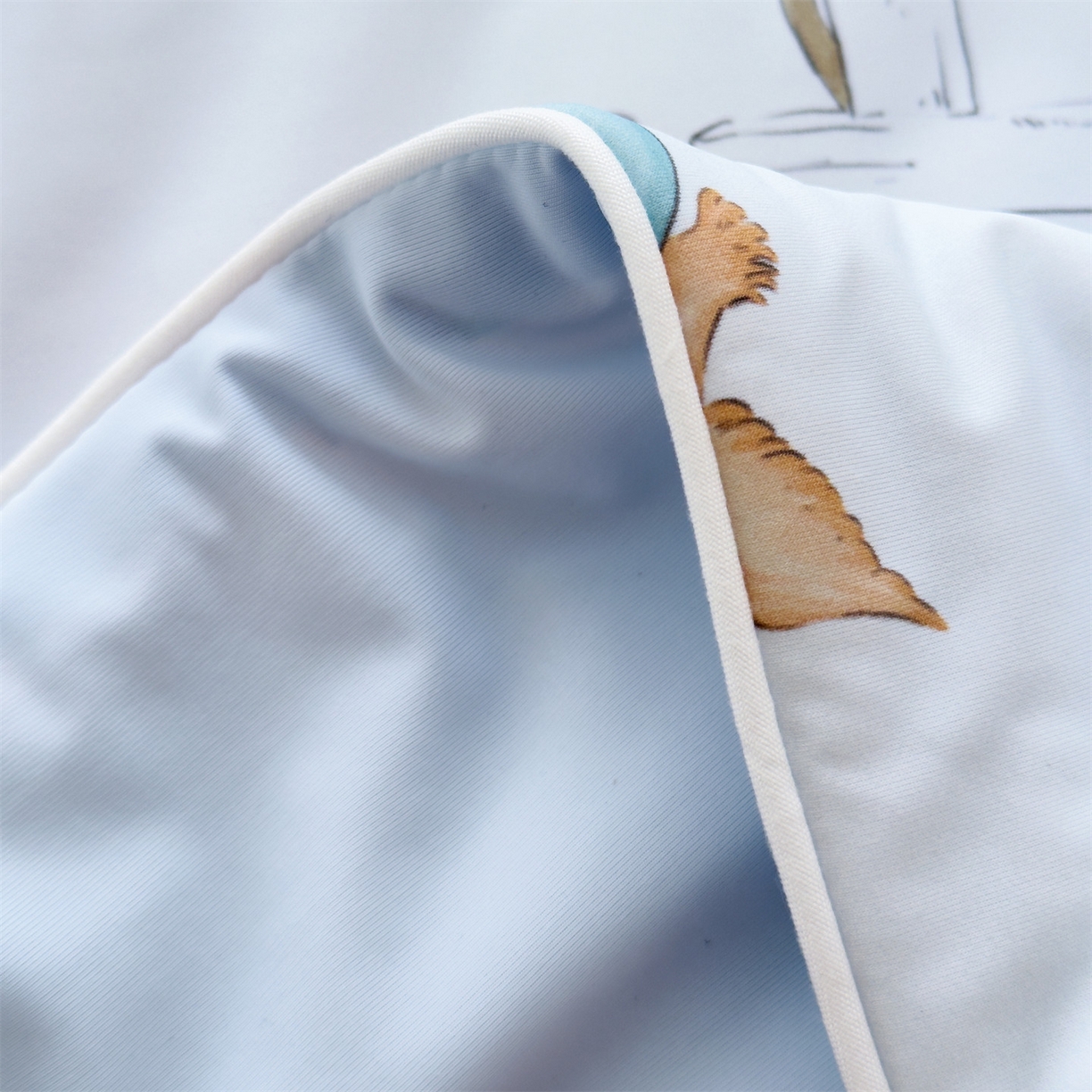 91家纺网 家纺一手货源 找家纺 朵希曼 2026春夏新款卡通锦氨凉感夏被夏凉被空调被 维尼的世界