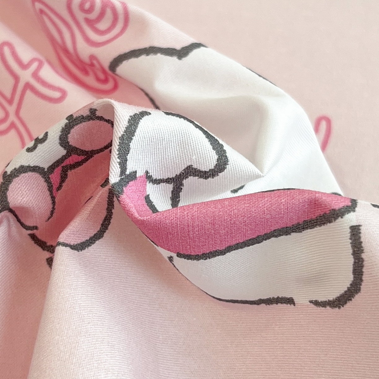 91家纺网 家纺一手货源 找家纺 孩子王家纺 2026新款卡通全棉纯棉正版授权小版三丽鸥系列单床笠床笠单件单品床笠（含防伪码） 甜甜kt