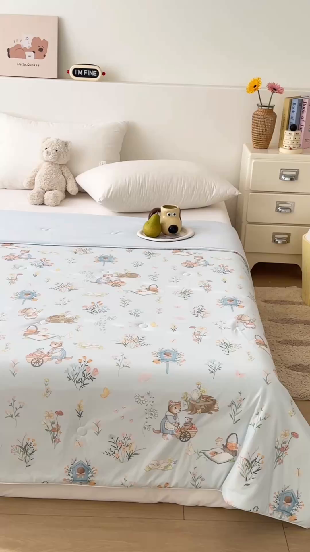 91家纺网 家纺一手货源 找家纺 （总）朵希曼 2026春夏新款卡通锦氨凉感夏被夏凉被空调被