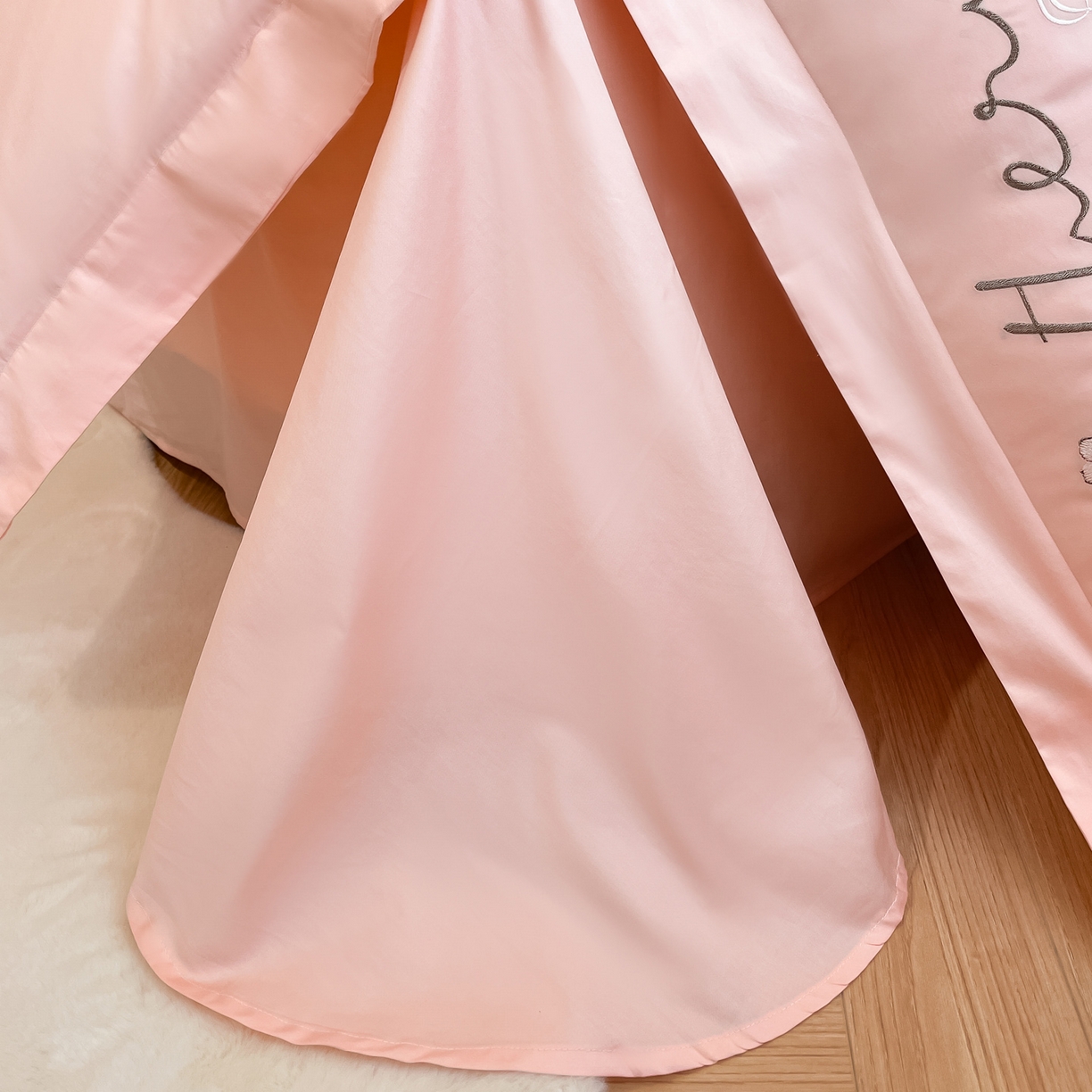 91家纺网 家纺一手货源 找家纺 （总）博纳家纺 2026春夏新款13372全棉纯棉绣花四件套-奈雪