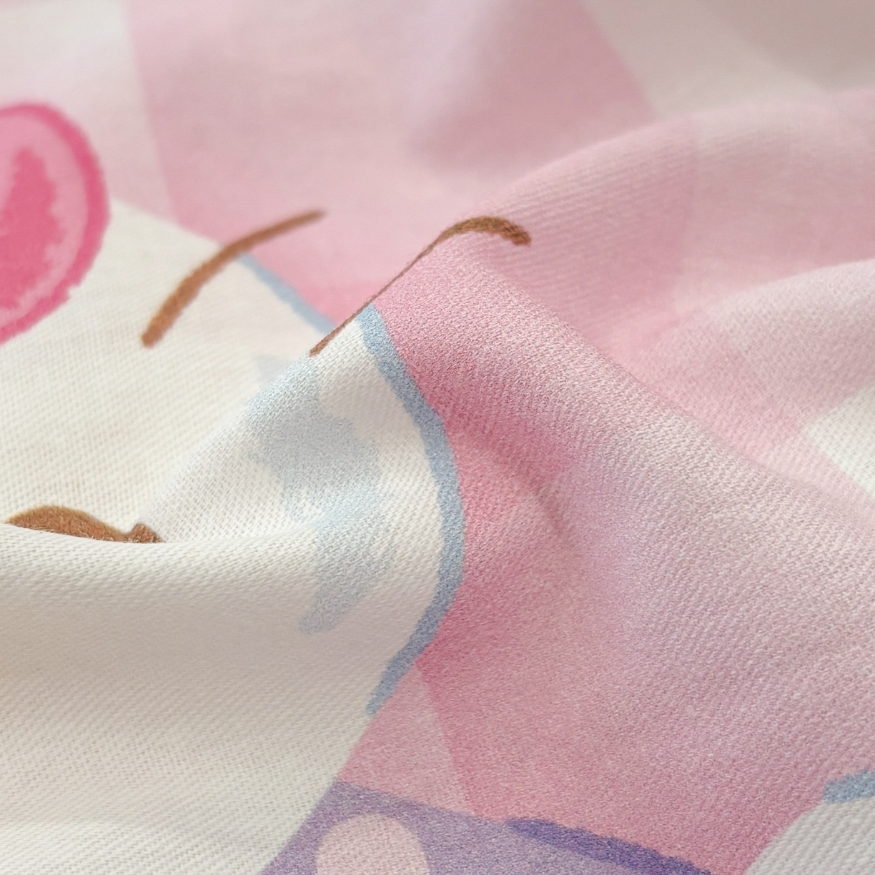 91家纺网 家纺一手货源 找家纺 孩子王家纺 2026新款卡通全棉纯棉正版授权小版三丽鸥系列单床笠床笠单件单品床笠（含防伪码） 奶芙美乐蒂