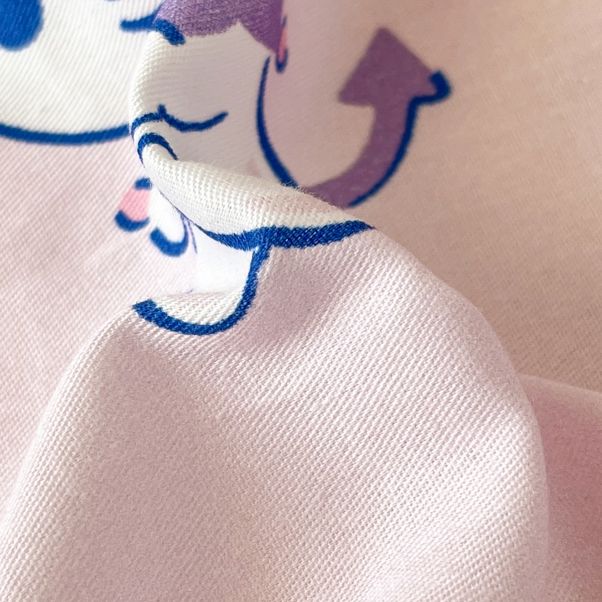 91家纺网 家纺一手货源 找家纺 孩子王家纺 2026新款卡通全棉纯棉正版授权小版三丽鸥系列单床笠床笠单件单品床笠（含防伪码） 梦幻库洛米