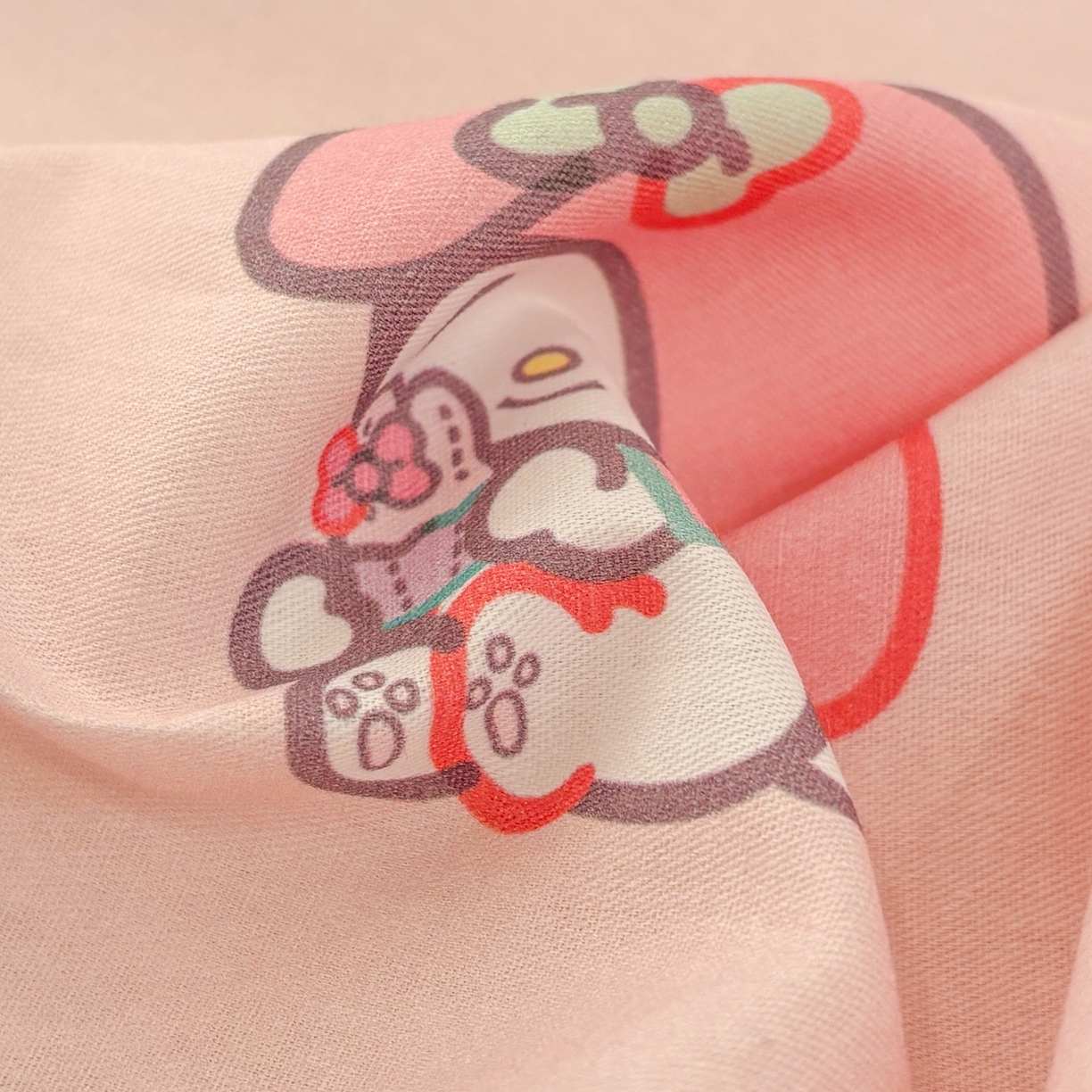 91家纺网 家纺一手货源 找家纺 孩子王家纺 2026新款卡通全棉纯棉正版授权小版三丽鸥系列单床笠床笠单件单品床笠（含防伪码） 软糖美乐蒂