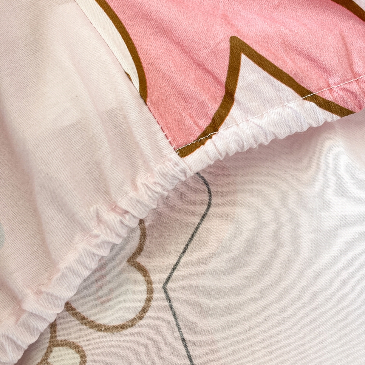 91家纺网 家纺一手货源 找家纺 孩子王家纺 2026新款卡通全棉纯棉正版授权小版三丽鸥系列单床笠床笠单件单品床笠（含防伪码） 纯真美乐蒂