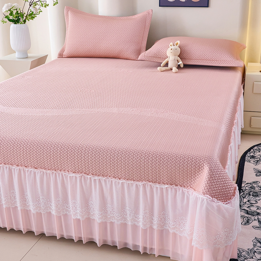 91家纺网 家纺一手货源 找家纺 （总）梵克保罗 2026新款A类凉感豆豆席床单款凉席席子-飘摇