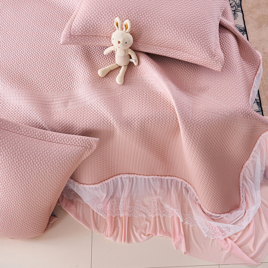 91家纺网 家纺一手货源 找家纺 （总）梵克保罗 2026新款A类凉感豆豆席床单款凉席席子-飘摇