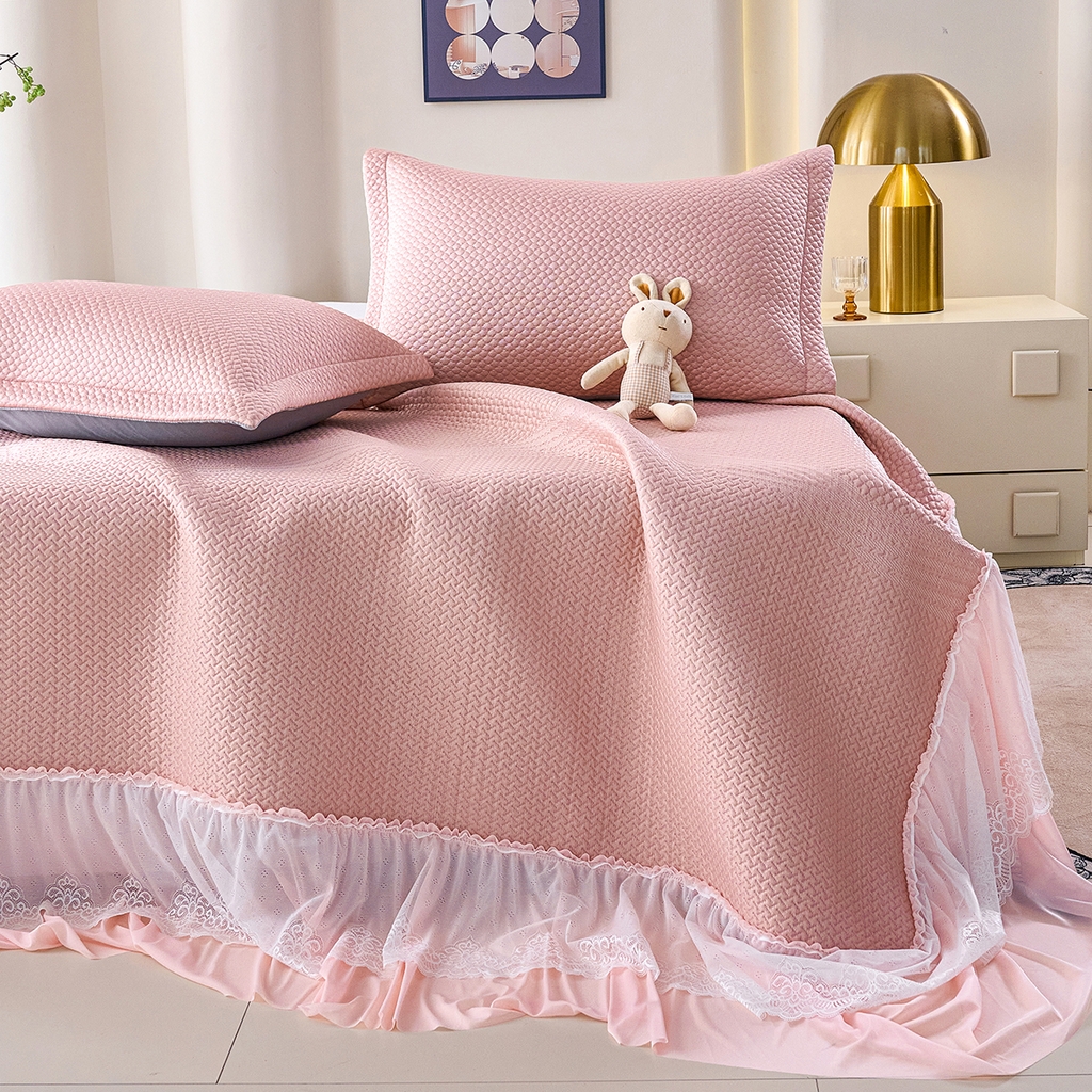 91家纺网 家纺一手货源 找家纺 （总）梵克保罗 2026新款A类凉感豆豆席床单款凉席席子-飘摇