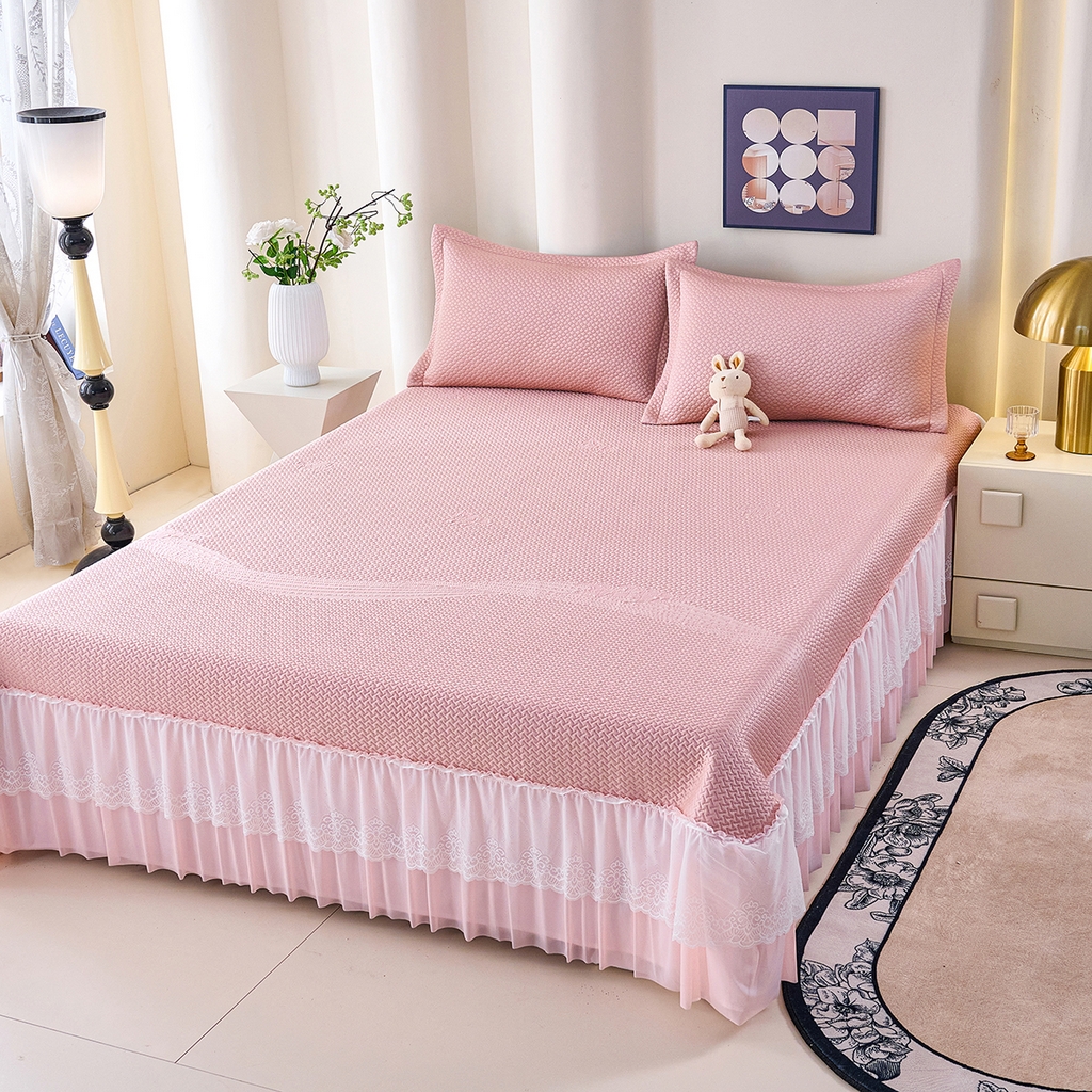 （总）梵克保罗 2026新款A类凉感豆豆席床单款凉席席子-飘摇