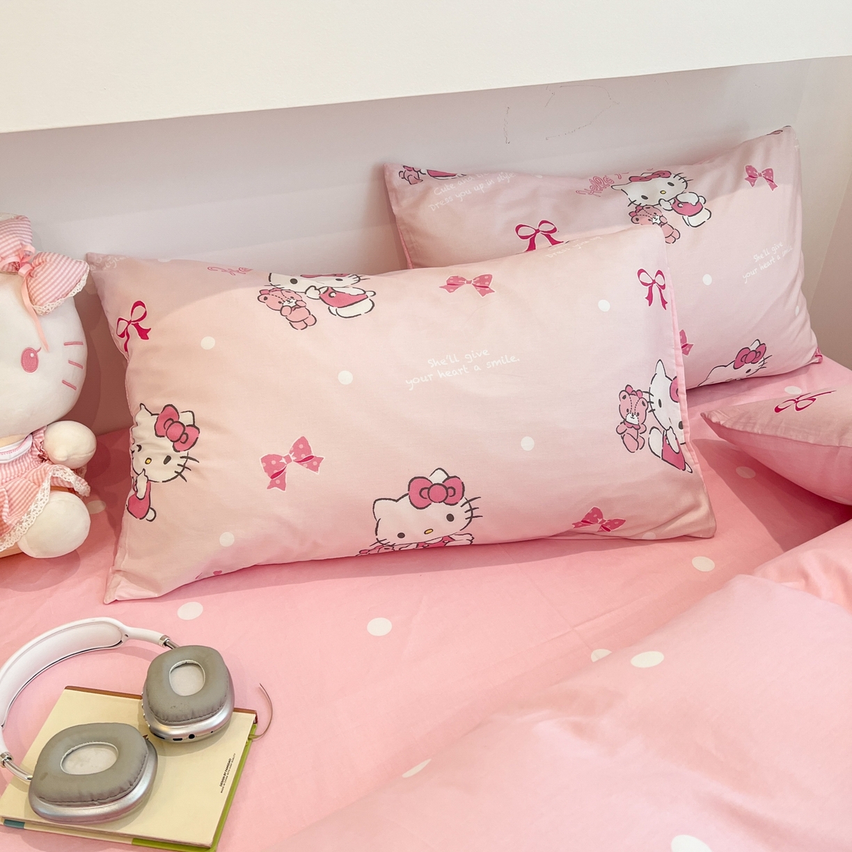 91家纺网 家纺一手货源 找家纺 （总）孩子王家纺 2026新款卡通全棉纯棉正版授权小版三丽鸥系列单枕套枕套单件单品枕套（含防伪码）