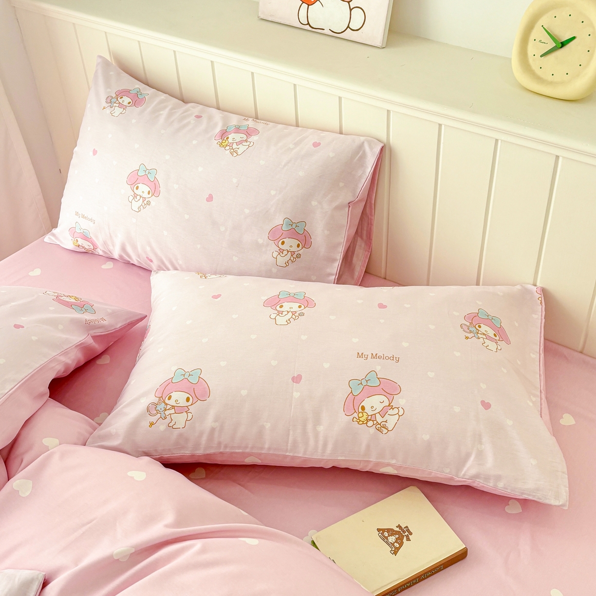 孩子王家纺 2026新款卡通全棉纯棉正版授权小版三丽鸥系列单枕套枕套单件单品枕套（含防伪码） 真爱美乐蒂