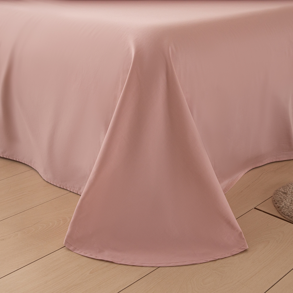 91家纺网 家纺一手货源 找家纺 置顶家纺 2026新款数码印花三角针贝壳边四件套-沐橙 沐橙-豆桔