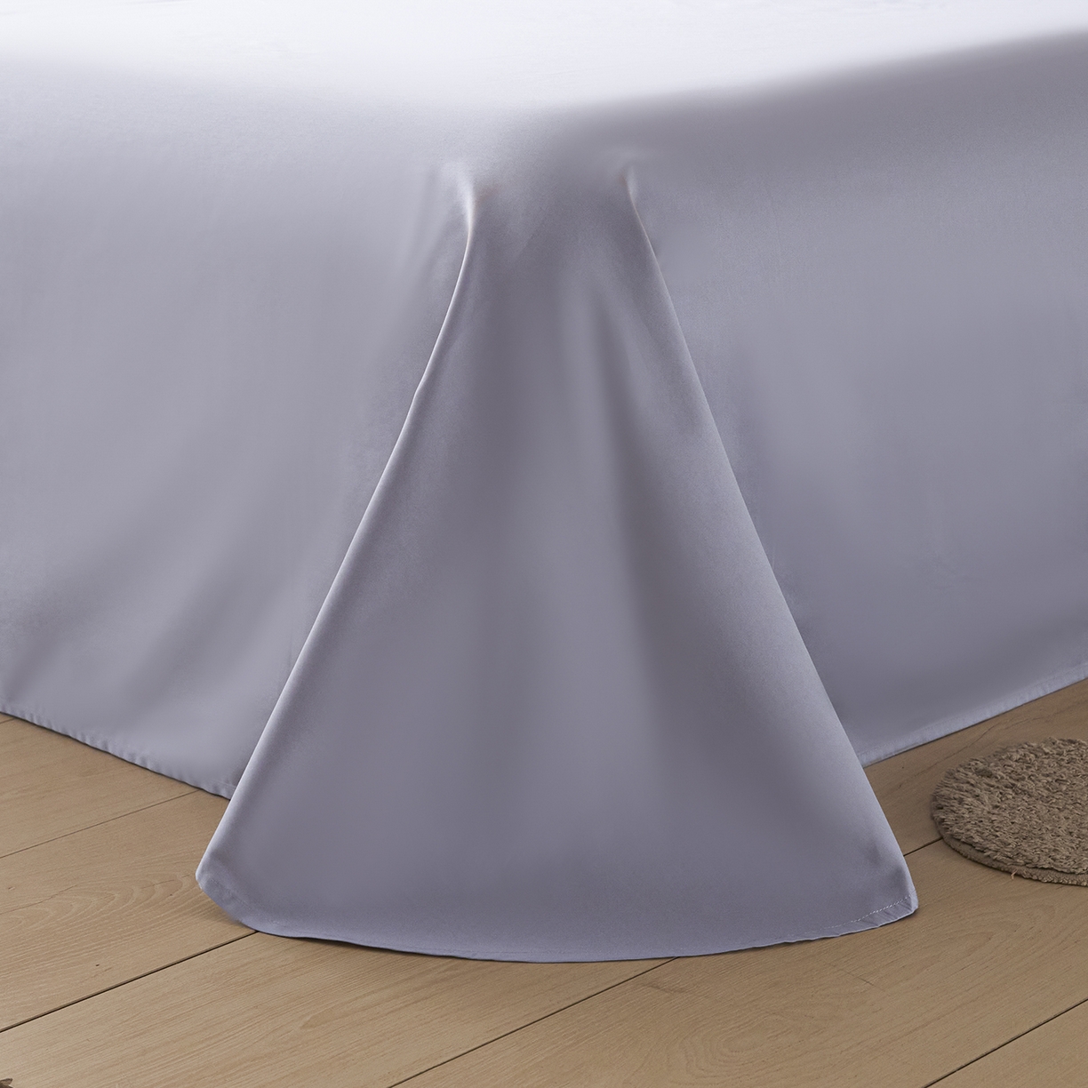 91家纺网 家纺一手货源 找家纺 置顶家纺 2026新款数码印花三角针贝壳边四件套-沐橙 沐橙-香芋紫