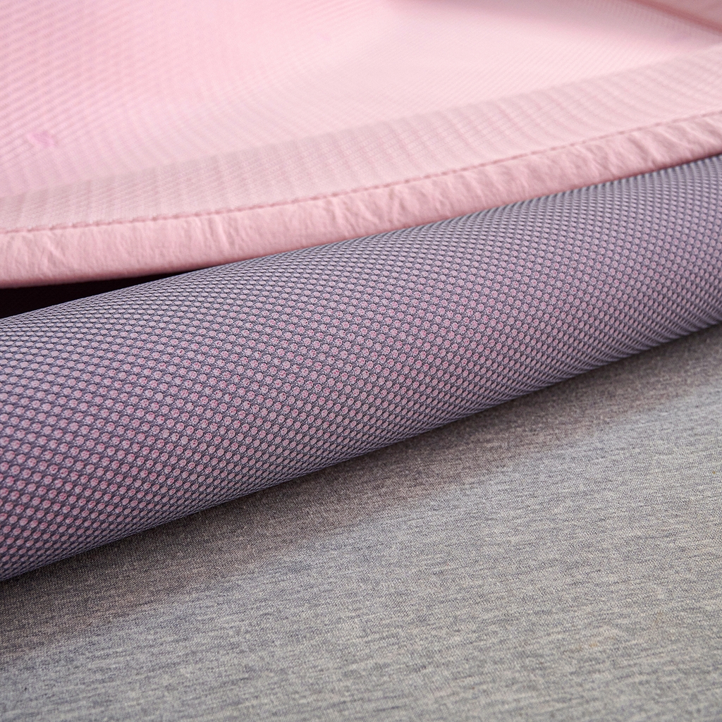 91家纺网 家纺一手货源 找家纺 梵克保罗 2026春夏新款A类3D凉感冰豆豆席刺绣席子凉席三件套-平铺款幸福树 平铺款-幸福树粉色