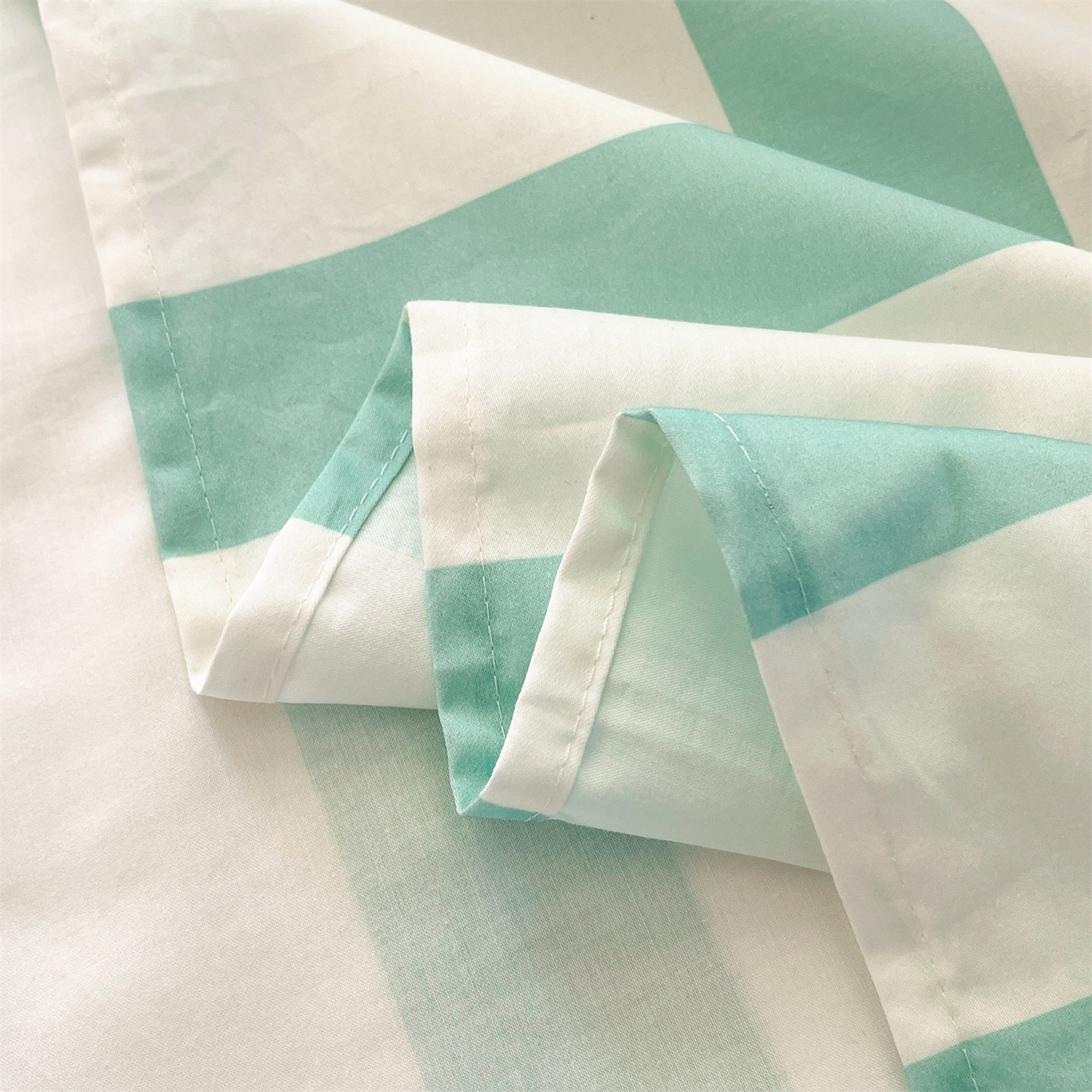 91家纺网 家纺一手货源 找家纺 笙意家纺 2026新款50S全棉纯棉毛巾绣单品床单床单单件 海盐萌宠