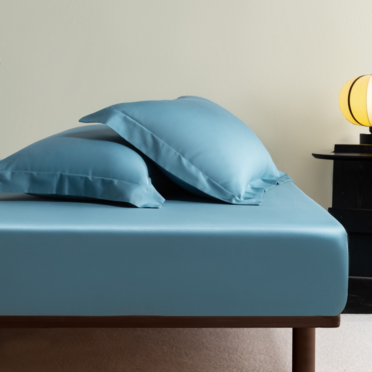 91家纺网 家纺一手货源 找家纺 （总）秀色家纺 2026新款高端Pro+全棉纯棉床笠三件套纯棉床垫保护套简约纯色床套防尘罩单件