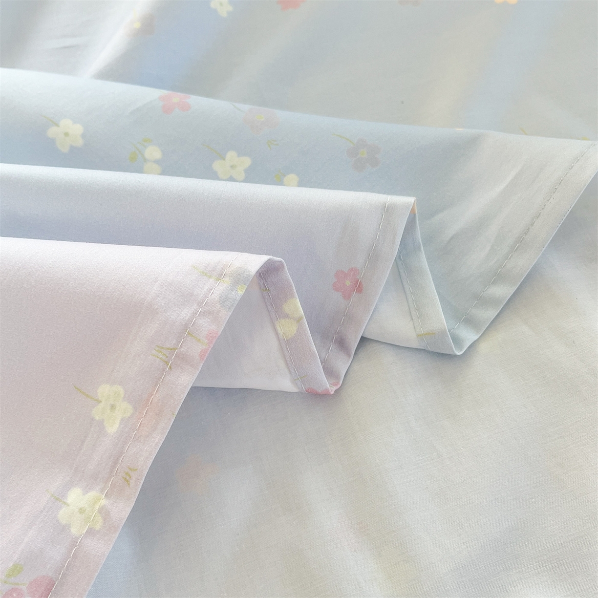 91家纺网 家纺一手货源 找家纺 笙意家纺 2026新款50S全棉纯棉毛巾绣单品床单床单单件 甜心kt