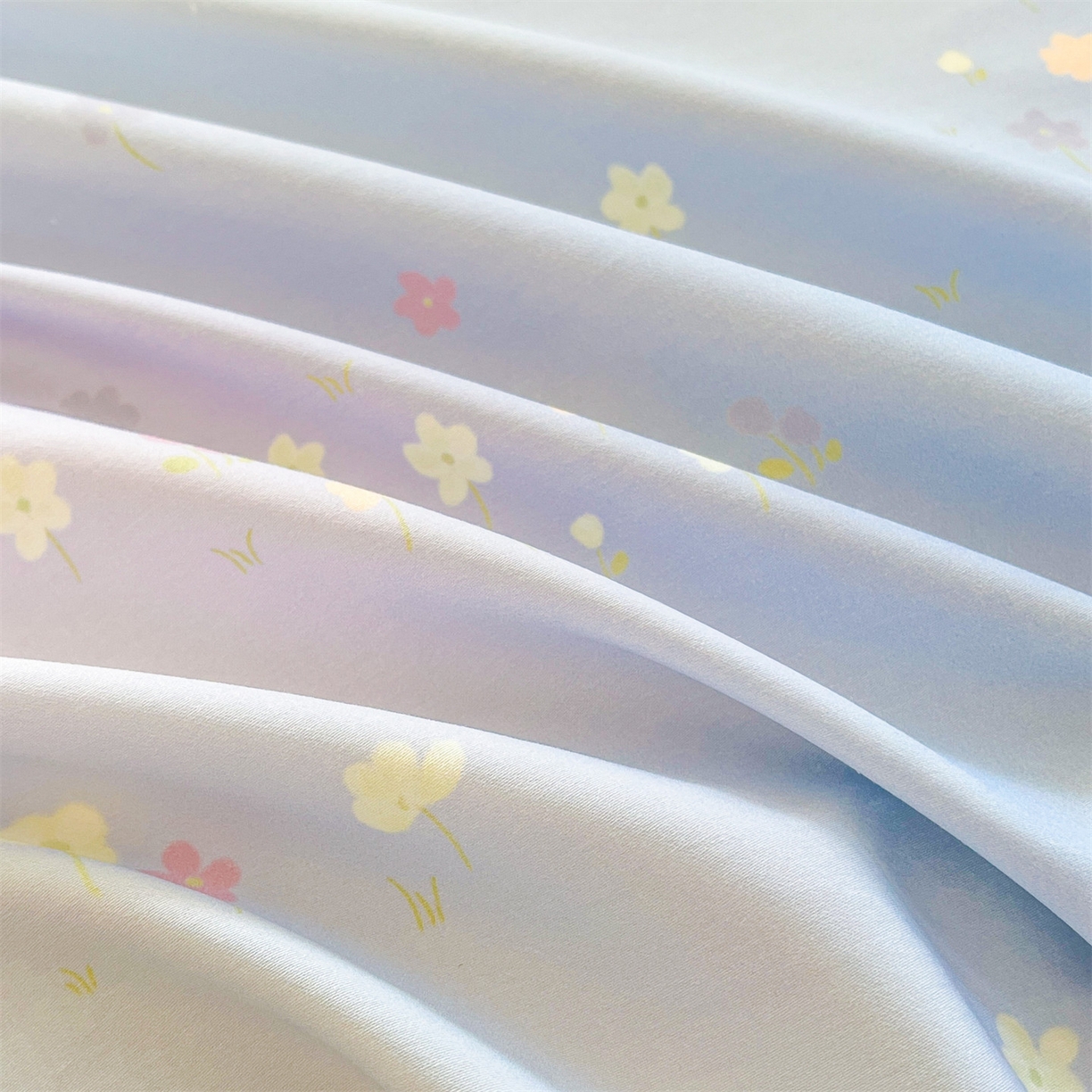 91家纺网 家纺一手货源 找家纺 笙意家纺 2026新款50S全棉纯棉毛巾绣单品床单床单单件 星甜狐兔