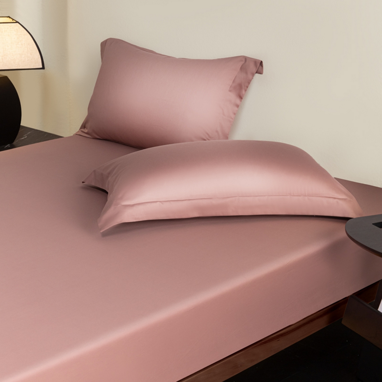 91家纺网 家纺一手货源 找家纺 秀色家纺 2026新款高端Pro+全棉纯棉床笠三件套纯棉床垫保护套简约纯色床套防尘罩单件 梦易-琳蕴储