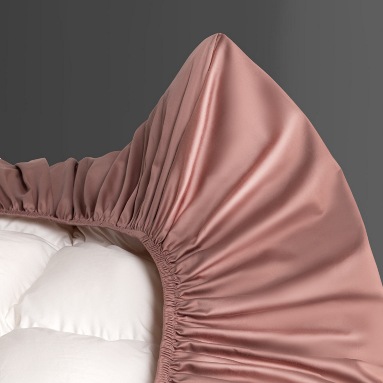 91家纺网 家纺一手货源 找家纺 秀色家纺 2026新款高端Pro+全棉纯棉床笠三件套纯棉床垫保护套简约纯色床套防尘罩单件 梦易-琳蕴储