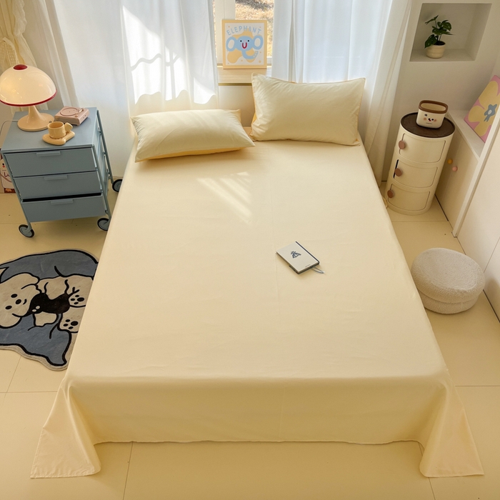 91家纺网 家纺一手货源 找家纺 （总）泽西家纺+V17798841158发大图 2026新款A类全棉纯棉13376单品床单床单单件