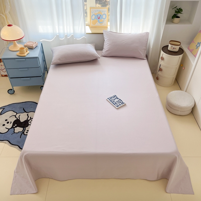 91家纺网 家纺一手货源 找家纺 （总）泽西家纺+V17798841158发大图 2026新款A类全棉纯棉13376单品床单床单单件