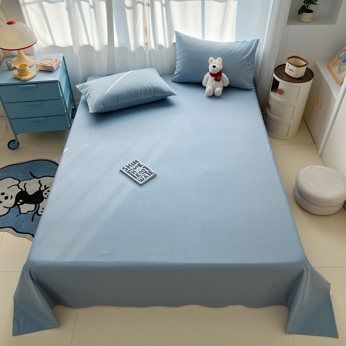 91家纺网 家纺一手货源 找家纺 （总）泽西家纺+V17798841158发大图 2026新款A类全棉纯棉13376单品床单床单单件