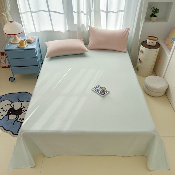 91家纺网 家纺一手货源 找家纺 （总）泽西家纺+V17798841158发大图 2026新款A类全棉纯棉13376单品床单床单单件