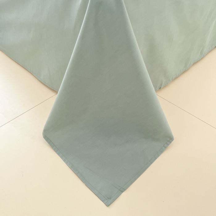 91家纺网 家纺一手货源 找家纺 泽西家纺+V17798841158发大图 2026新款A类全棉纯棉13376单品床单床单单件 豆绿